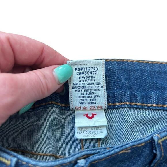 TRUE RELIGION World Tour Jeans Bootcut Size 28 - Picture 5 of 6